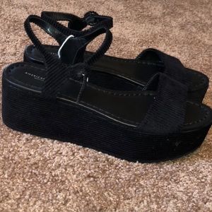 American eagle platform sandals